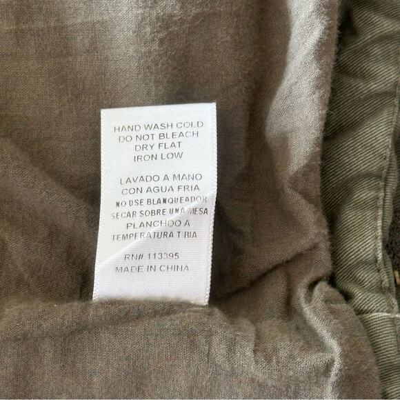 EN CREME women's Embroidered Olive Green Jacket - SIZE SMALL - Picture 12 of 16